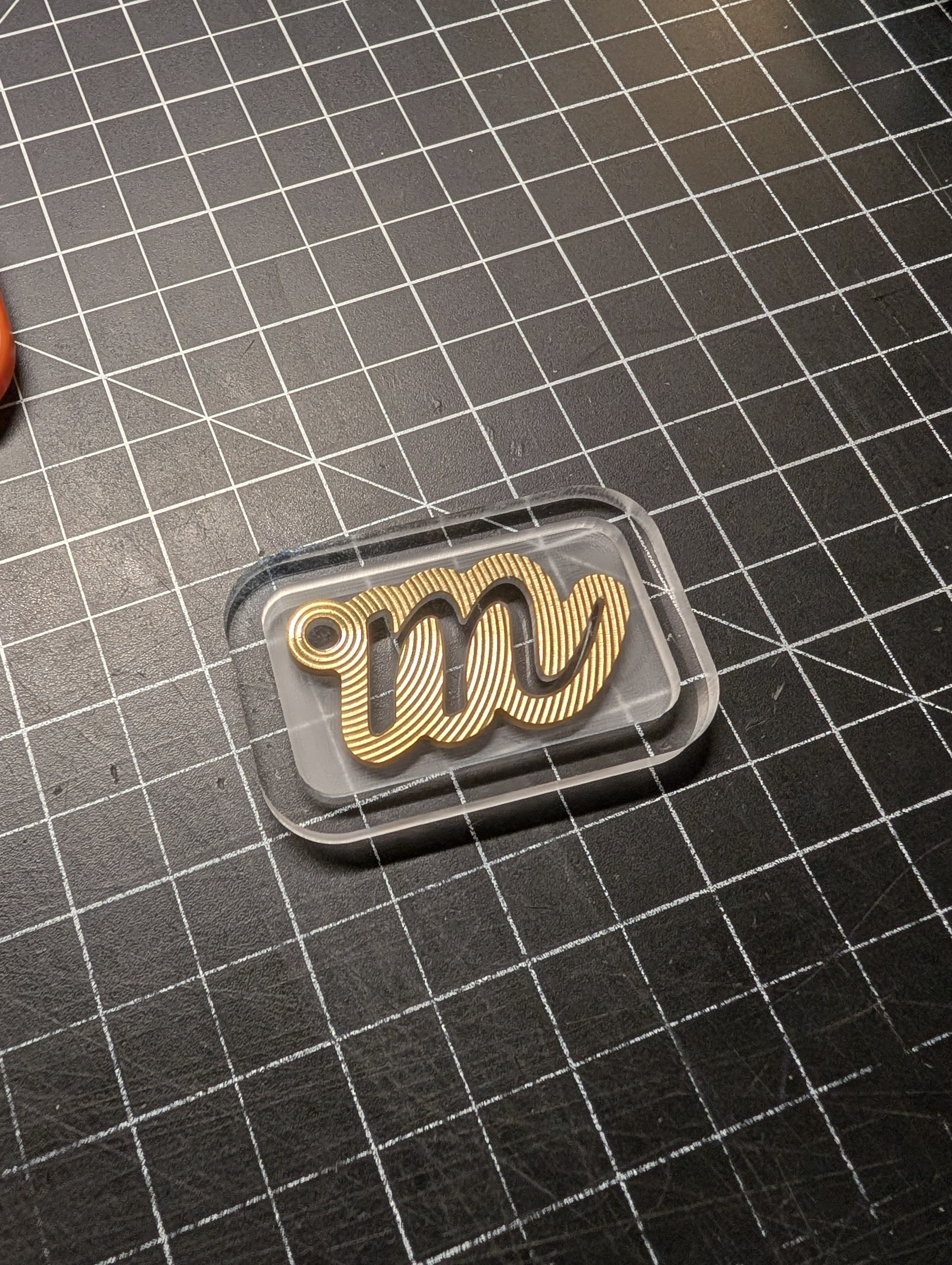 Finished keychain