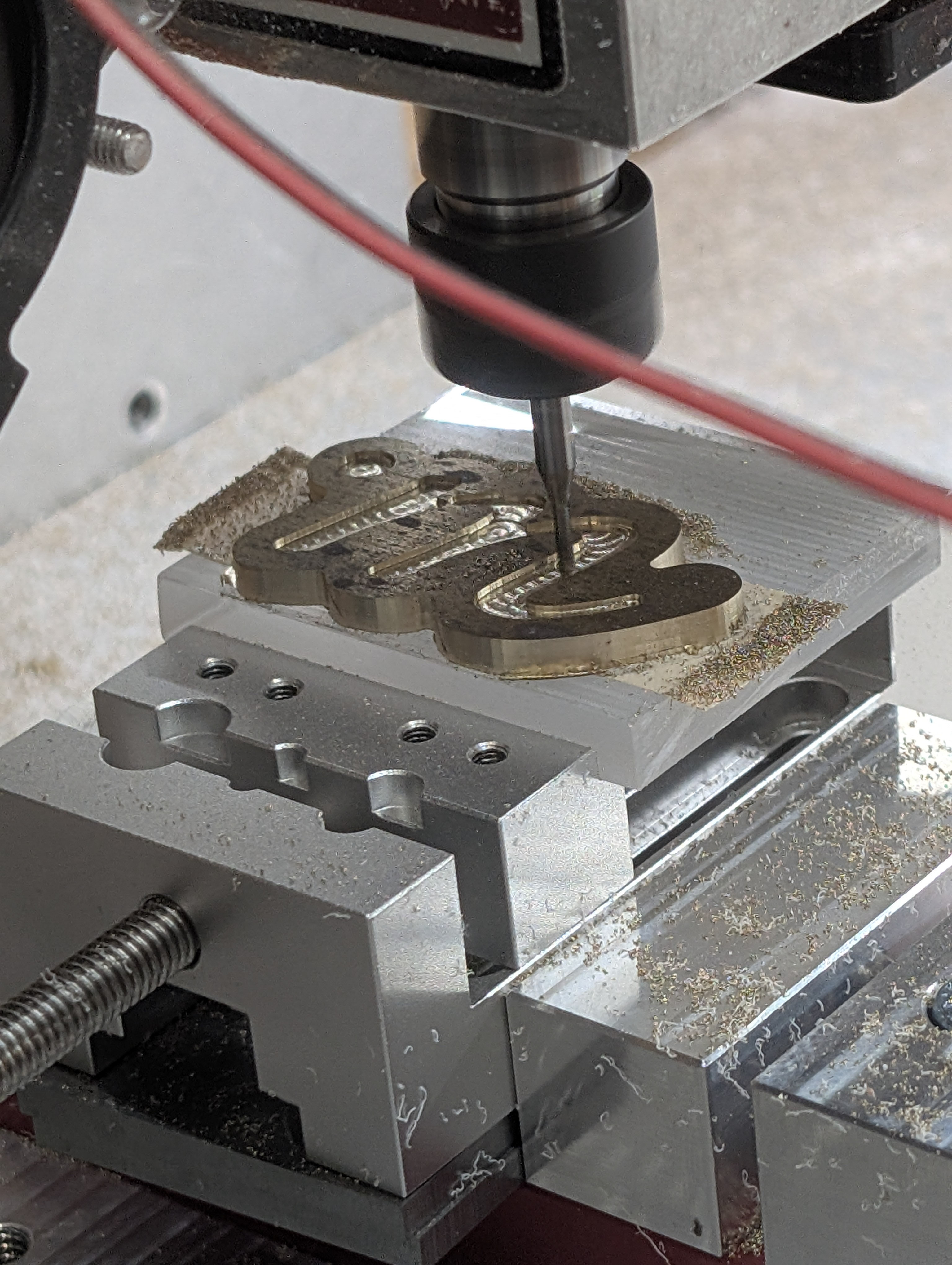 Keychain manufacturing detail