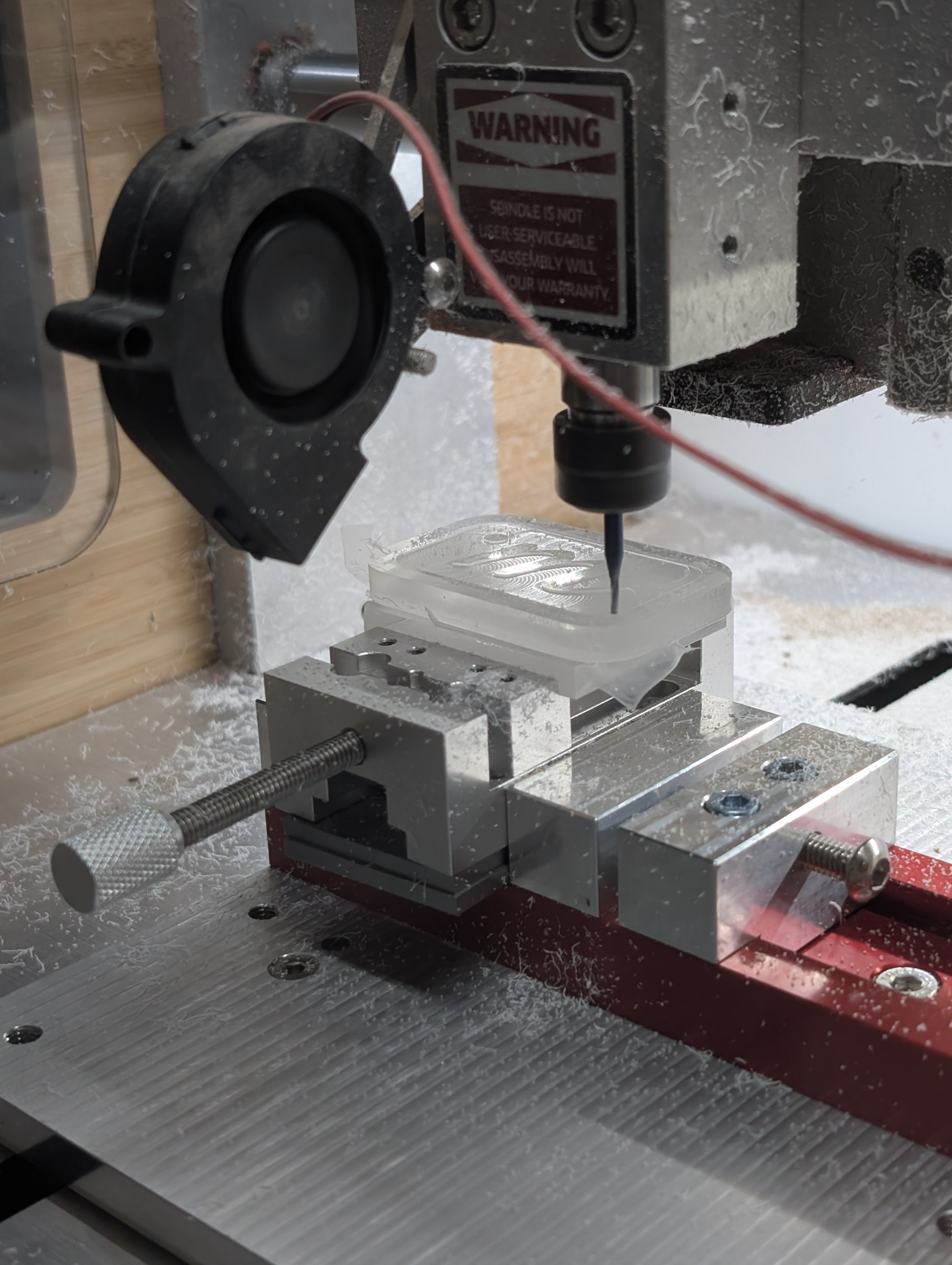Keychain manufacturing detail